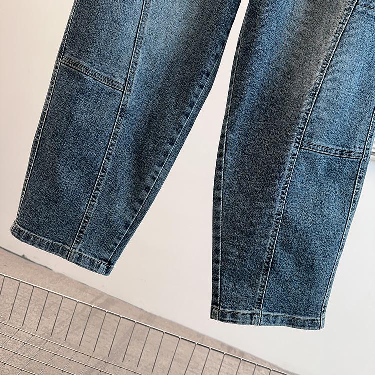 Early Spring Loose Fit Women's Drawstring Pants, Plus Size, 300 Jin
