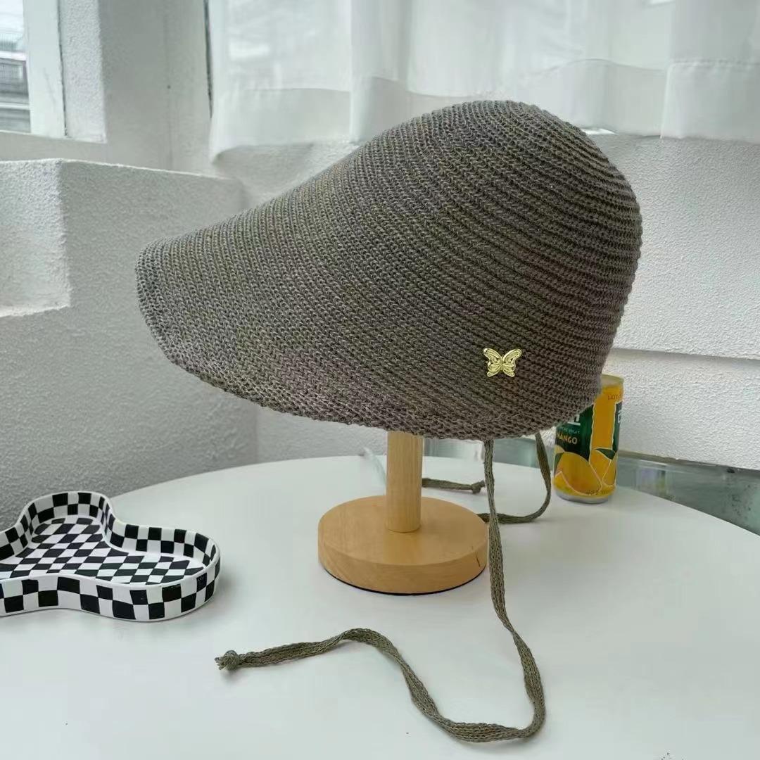 

Любовь бант панама женская уличная завязки лоли козырек литературная весенне-осенняя шляпа-ведро прилив Adult average size