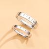 925 Sterling Silver French-Style Couple Rings: Elegant Niche Design Wedding Bands for Men and Women - Ideal Christmas Gift