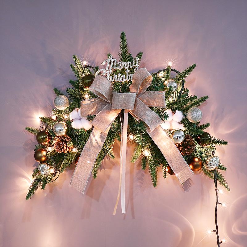 Creative Christmas Wreath - 40/60/80cm Festive Door Hanging Decoration & Gifts