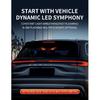 Solar Power Car Demon Eye Light Cool Flashing Warning Light Dynamic Safety Vehicle Signal Lights Car Wireless Decorative Light Neon Lights 4