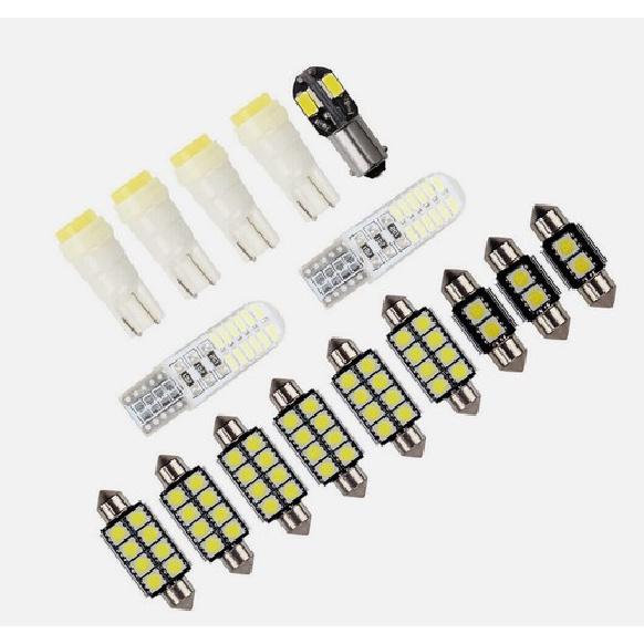 16Pcs/Set White Car LED Interior Reading Light Kit For VW Passat  B6 12V