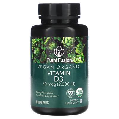 Vitamin D3, 50 µg (2.000 IE), Vegane Tabletten, 60 Tabletten