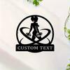 Custom Women Fitness Metal Sign for Female Bodybuilders, Gym & Weightlifting Decor