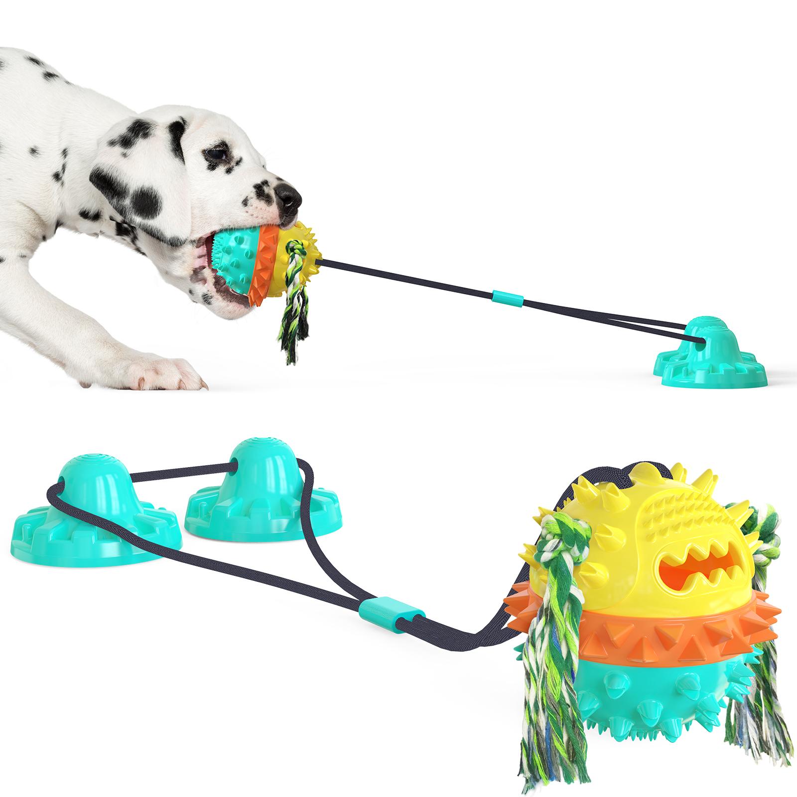 Customization  Molar Funny Chew Food Toy Ball Durable Interactive Designer Suction Cup Pet Dog Toy