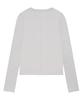 COVERNAT WOMAN Round Neck Slim Long Sleeve Light Gray