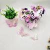 12 Pcs 3 Layers Wing Butterfly Wall Decor Removable 3D Hollow Butterfly Wall Decals for Crafts Home Bedroom Baby Shower Birthday Party Cake Decoration