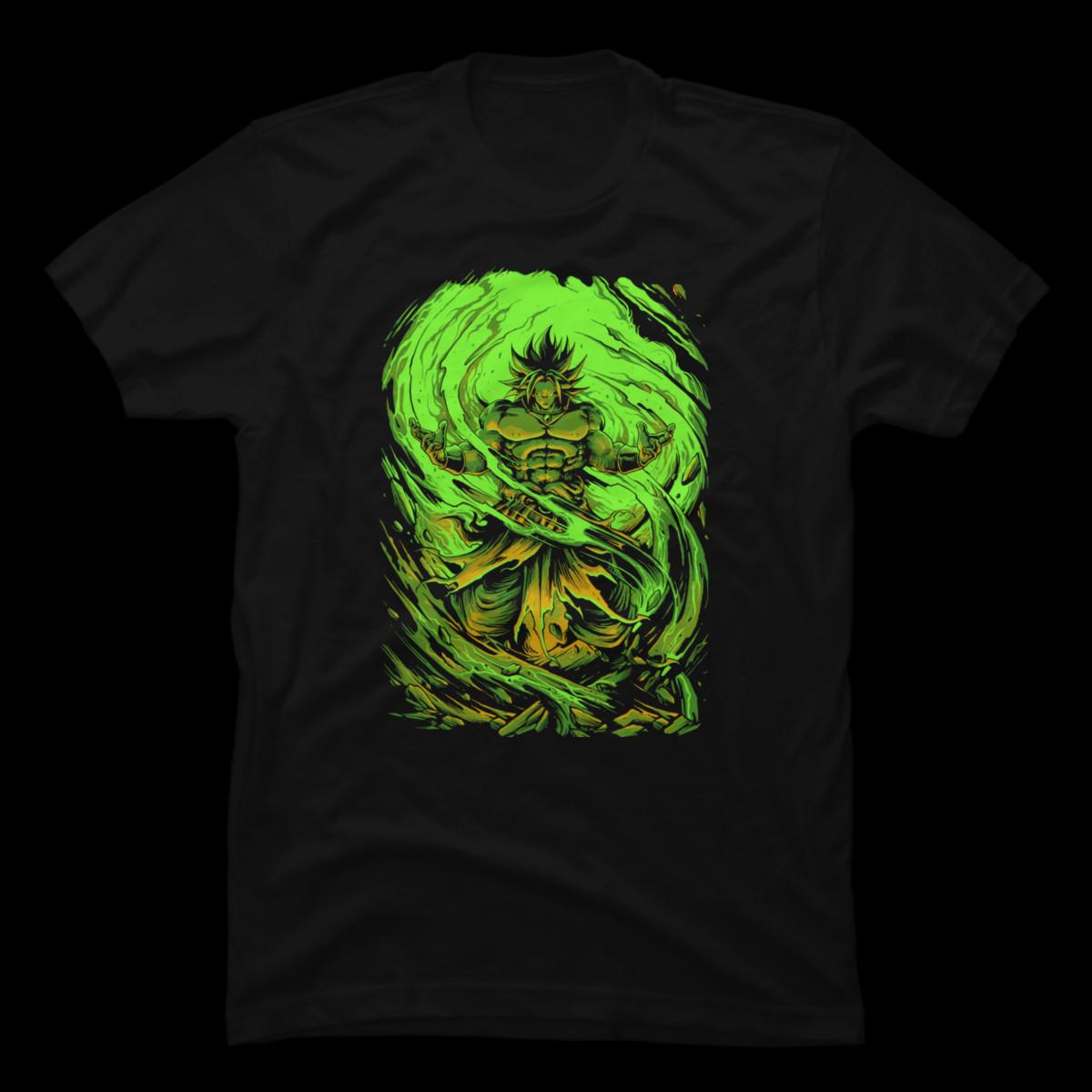 Angry Broly Dragon Ball Super Black Unisex T-Shirt S