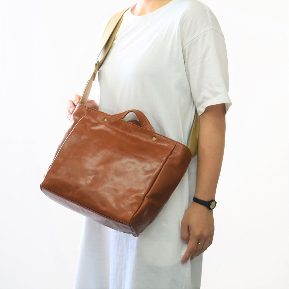 POPPY Shoulder Bag Camel [Full Tuck] 2-Way 7M1-1125/CA