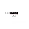 gwrql5 1pcs 3D blue/black for VOLVO Car Front Grille Hood Emblem Bonnet Steering Wheel Sticker Badge Decal Styling auto accessories