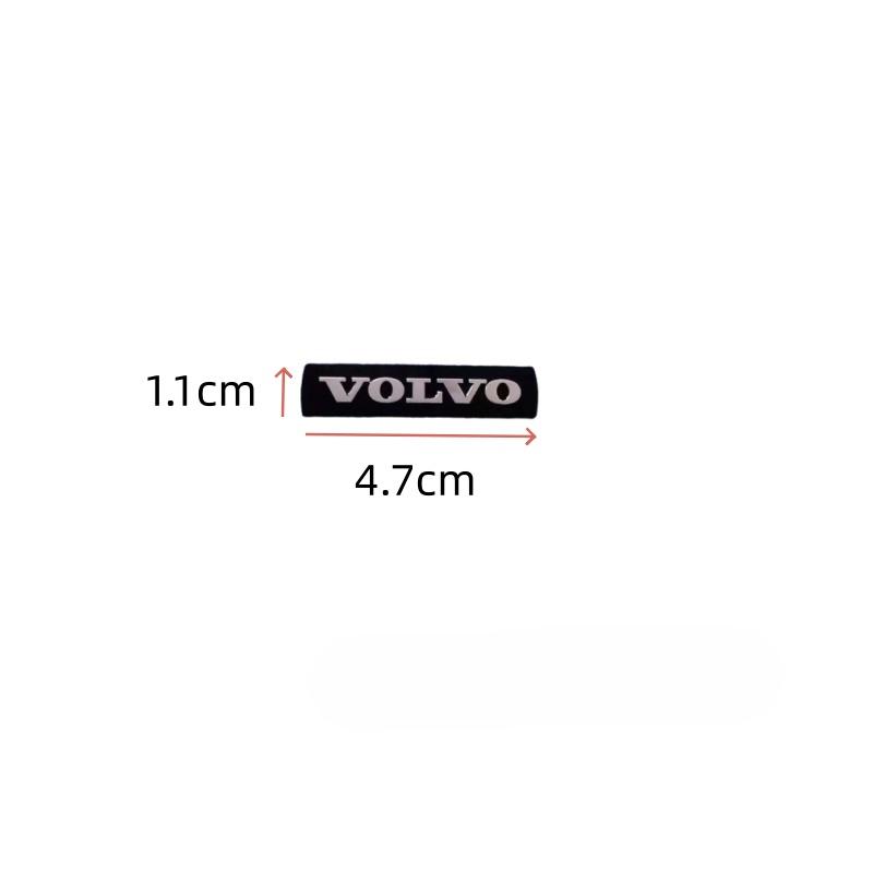 gwrql5 1pcs 3D blue/black for VOLVO Car Front Grille Hood Emblem Bonnet Steering Wheel Sticker Badge Decal Styling auto accessories