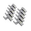 10Pcs Schrank Schrank Schrank Kleiderschrank LED Scharnier Licht Home Küche (Warmweiß)