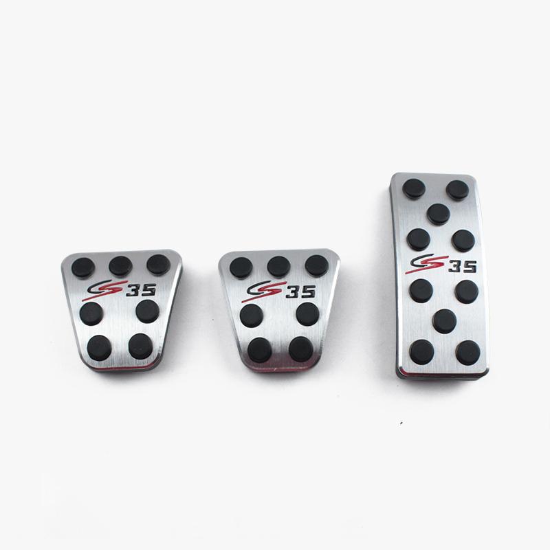 

Для Changan CS35 2012 2013 2014 2015 2016 2017 алюминиевая автомобильная педаль газа, тормоза, сцепления, педаль сцепления, нескользящая накладка, аксессуары