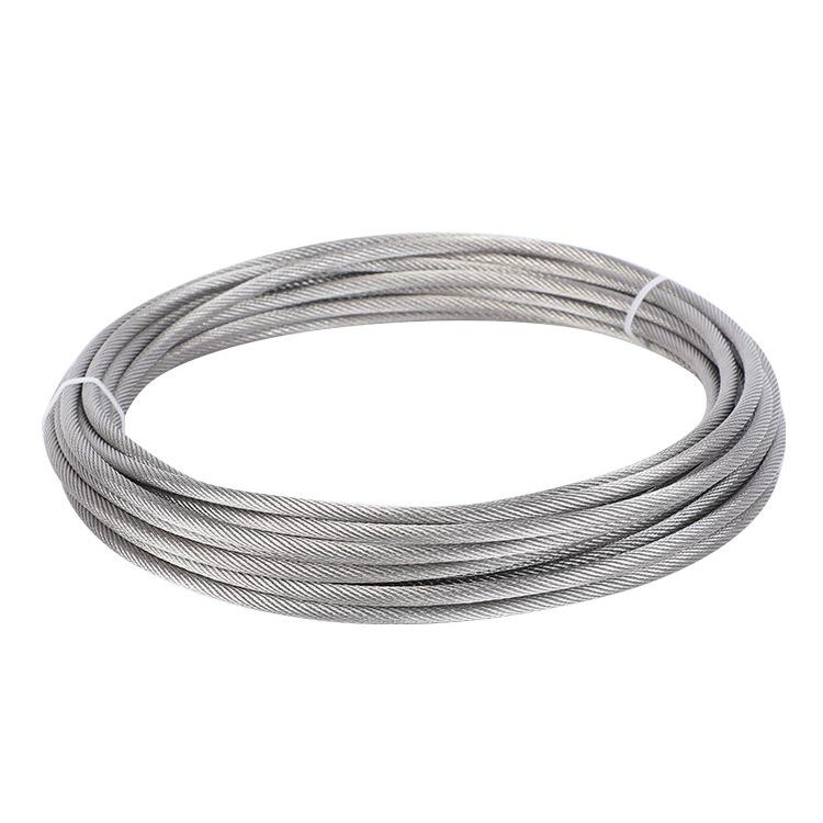 Stal nierdzewna 304 Lina stalowa elastyczna zapobiegająca obrotowi 19x7 - Dostępna w rozmiarach 3mm, 4mm, 5mm, 6mm, 8mm