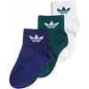 Originals Baby Socks 3 Pack White/Night Sky Purple/Forest Green Kids' H32444