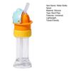 Water Bottle Straw Lid Leak-Proof Adapter for Kids Adults Portable Conversion Cap with Built-in Straw And Flip-Top Spill Resistant Lid Fits Most