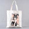 Bunny Girl Senpai Sakurajima Mai Shopper Bags Shopping Bag Tote Bag Shoulder Bag Canvas Bags Large Capacity College Handbag