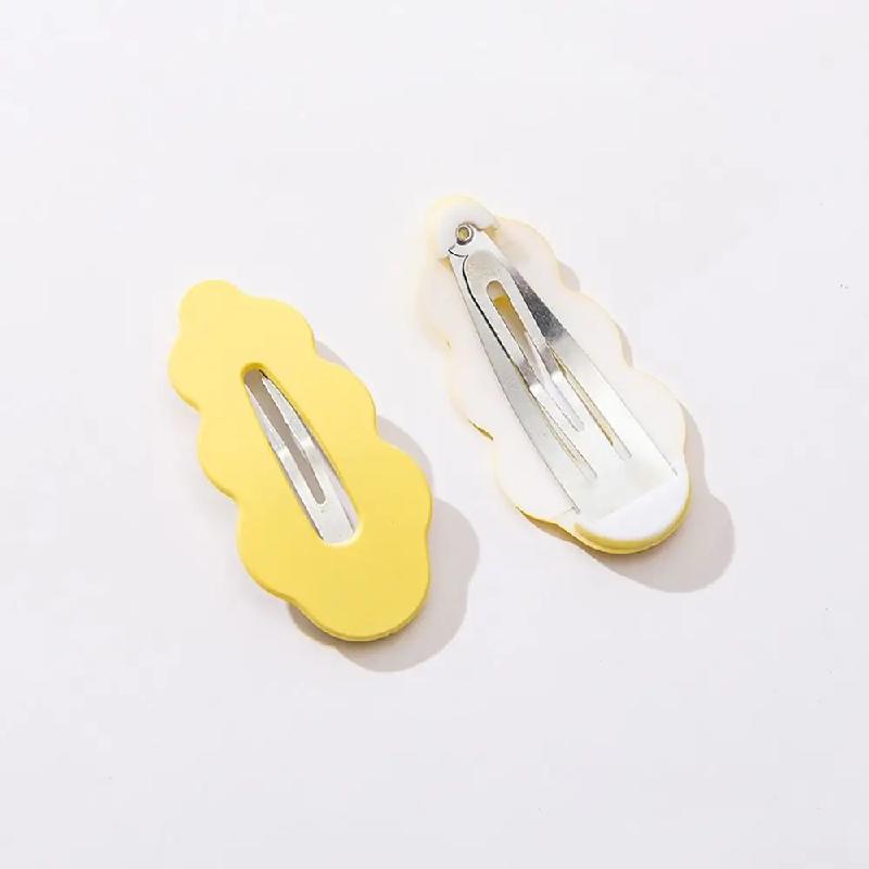 1PC Trendy Haar Ornament Wolken Haar Clips Süße Kopfbedeckung Candy Farbe Haar Clips Ins Stil Nette Haarspange Mädchen Haar Zubehör