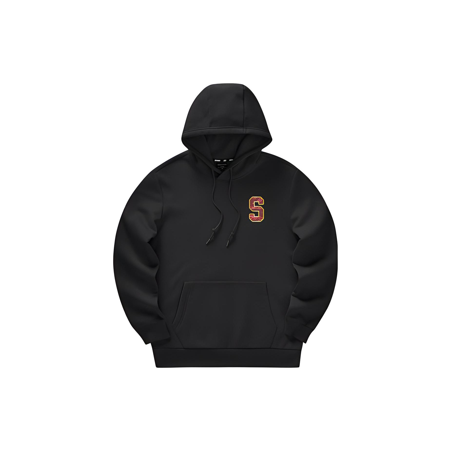 Skechers Year Of The Rabbit New Year Collection Letter Print Knitted Hoodie Unisex hoodies Carbon-Black L123U031-0018 M