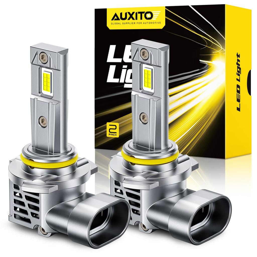 AUXITO 9005 HB3 LED Headlight, High Brightness, 16 LED Chips, 6 Times Brightness, Improves