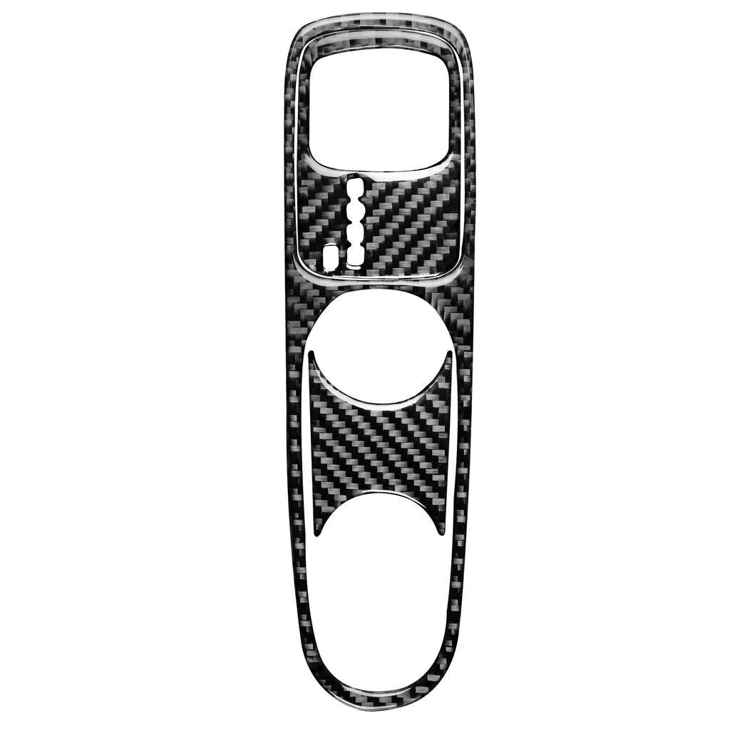 For Benz Smart Fortwo 2011-2015 Real Carbon Fiber Gear Shift Panel Suits Trim Cover Car Interiors Accessories Decoration Sticker