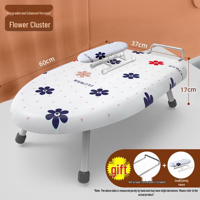 Foldable Ironing Board Mat - Anti-Scald, Compact Desktop Rack