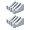 2 Pieces Bathroom Soap Dish Box, Drainage Tray, Box Case Stand Holder,