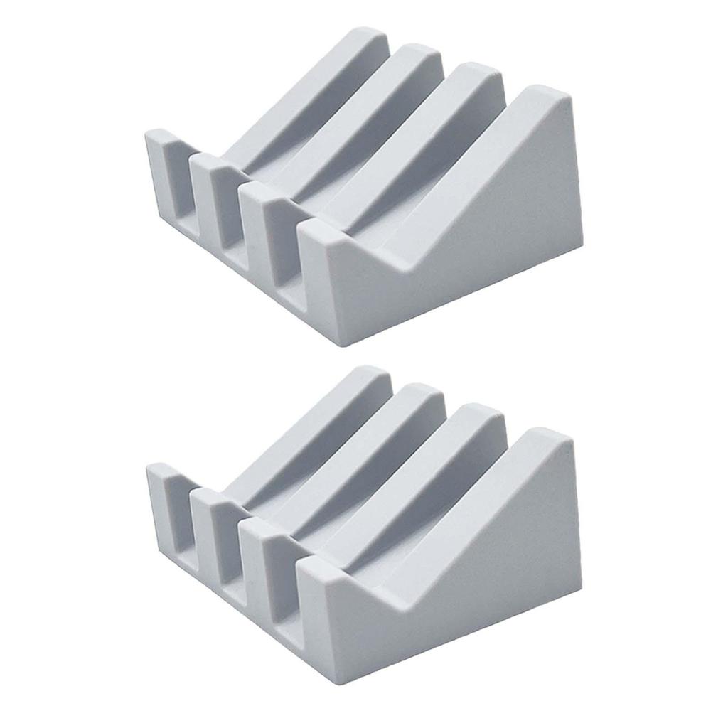 2 Pieces Bathroom Soap Dish Box, Drainage Tray, Box Case Stand Holder,