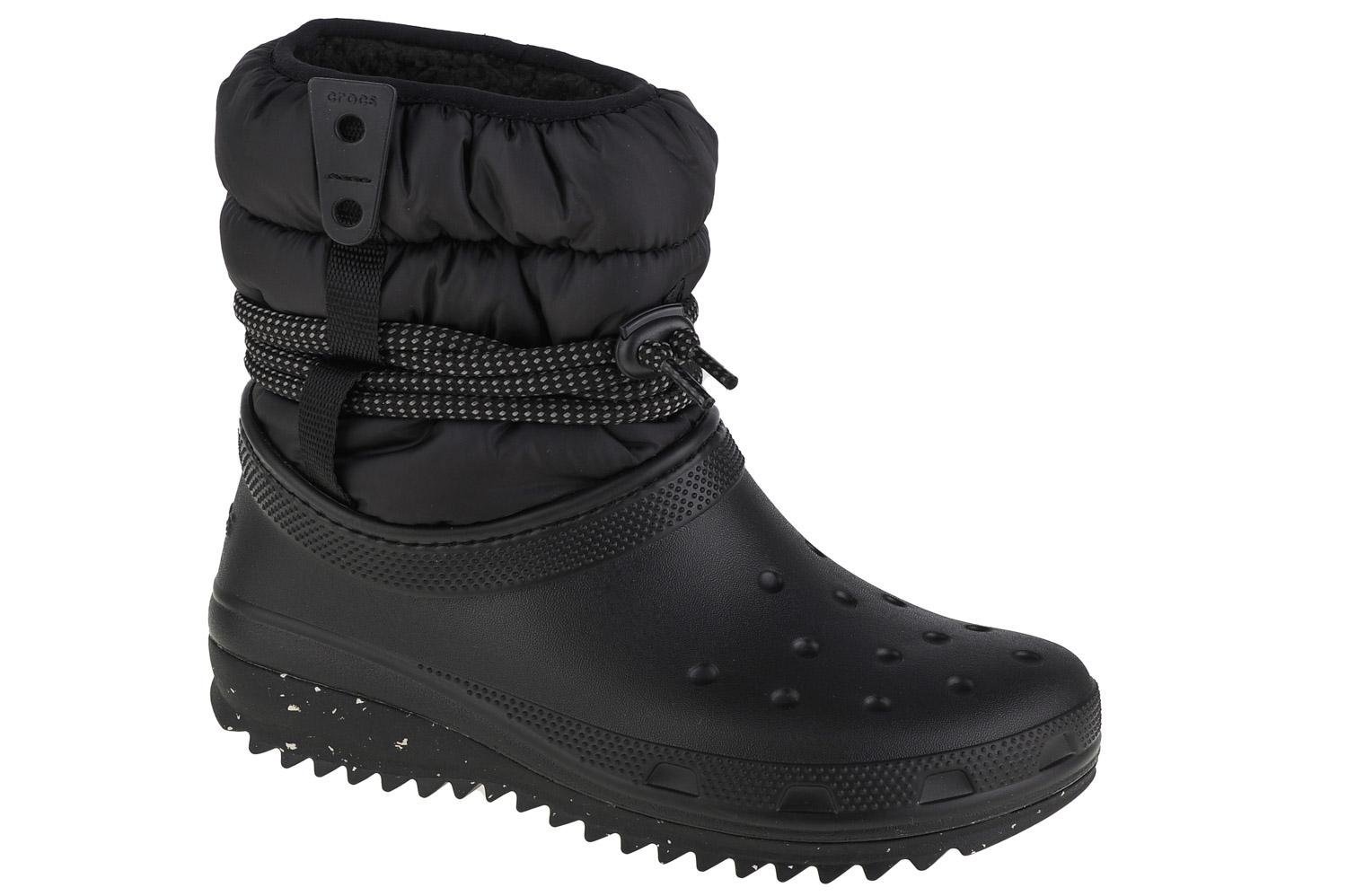 Crocs Classic Neo Puff Luxe Boot, Bottes Femme Noir