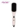 MAC Styler Ionic Keratin Hair Straightener Brush Fast Heating LCD Temp Control Volumizing Smooth Styling Tool for Home Use