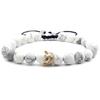 JYL Bracelet Multi Bead  Stone Combination Style Brings Rich Luck