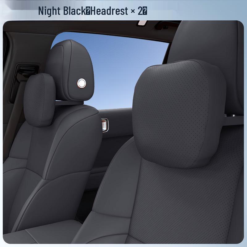 Comprehensive Car Interior Set: Headrest Neck Pillow & Lumbar Support for Hongqi S9T