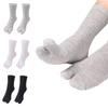 Japanese Style Two-toed Socks, Polyester-cotton, Men's And Women's Mid-tube Two-toed Socks, Japanese Clogs, Hotel Bath Socks, Split-toed Socks