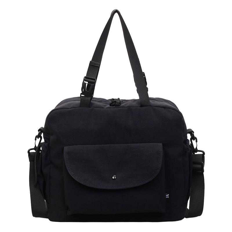 Large Capacity Travel Bag Color Contrast Tote Bag Women's Crossbody Bag