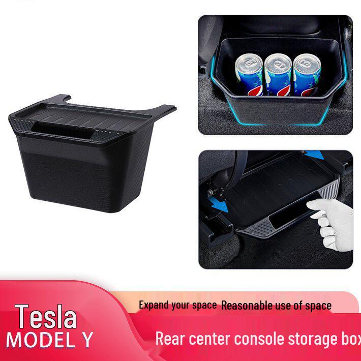 Tesla Model Y Rear Console Storage Organizer