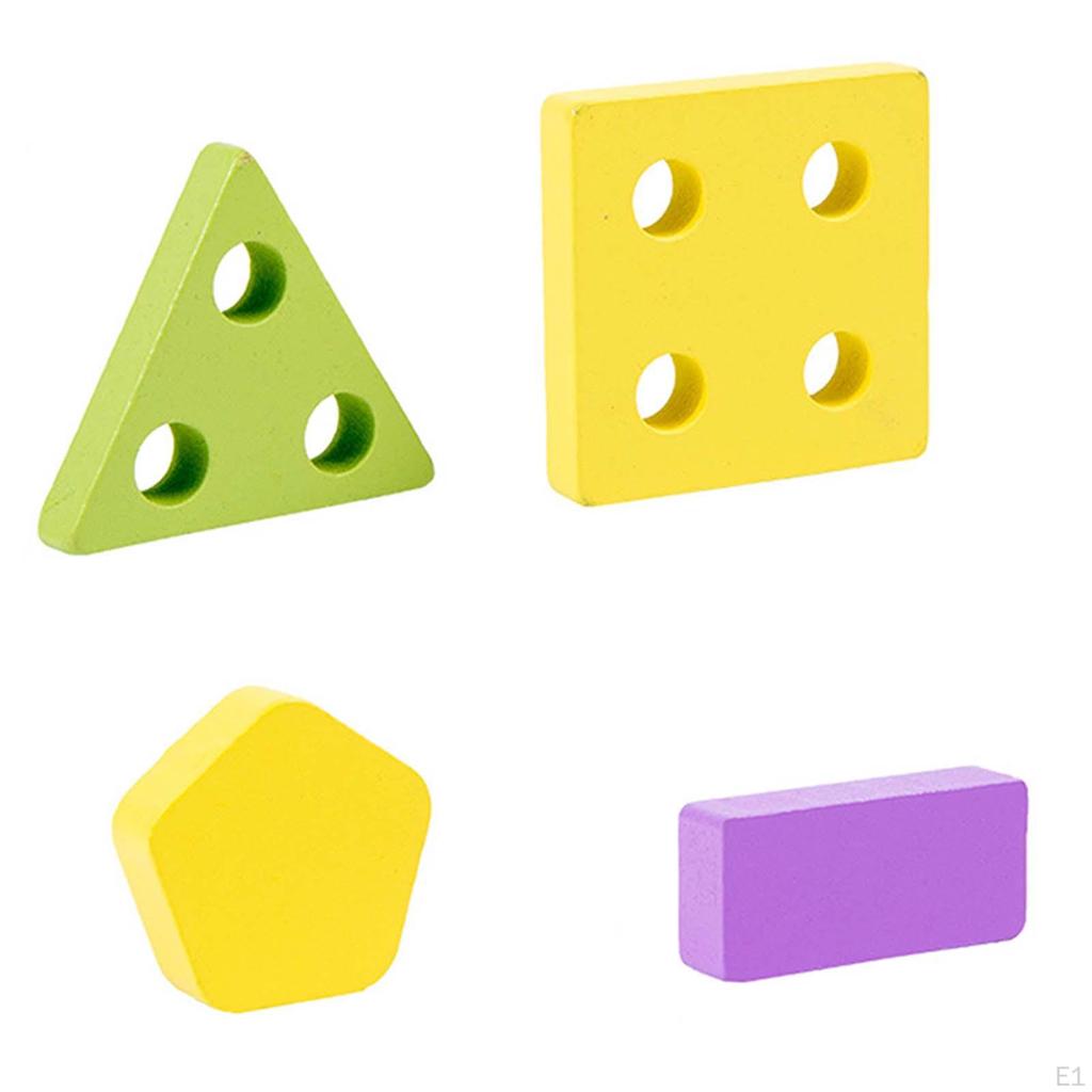Geometry Shape Toys Puzzles Toy Early Educational Learning for Preschool