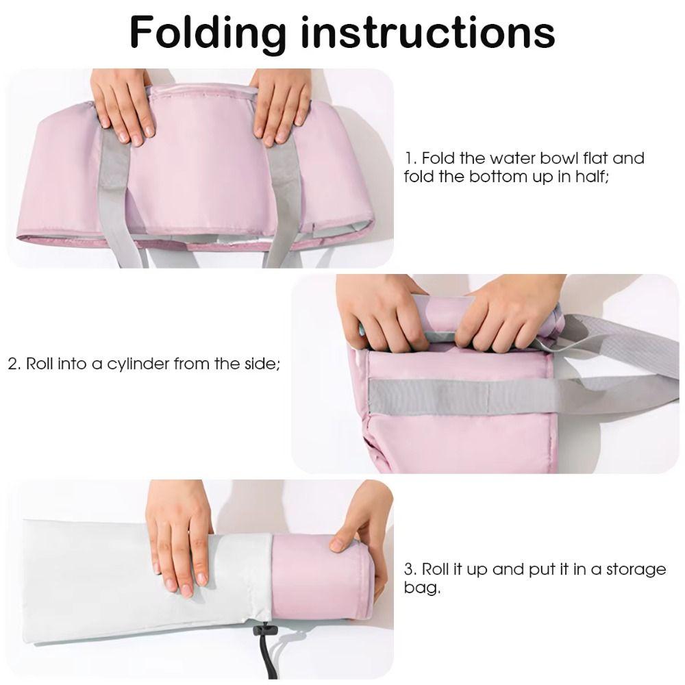 Portable Foldable Foot Washing Bag Anti-Leak Foot Bath Tub Bag Bucket for Soaking Feet Travel