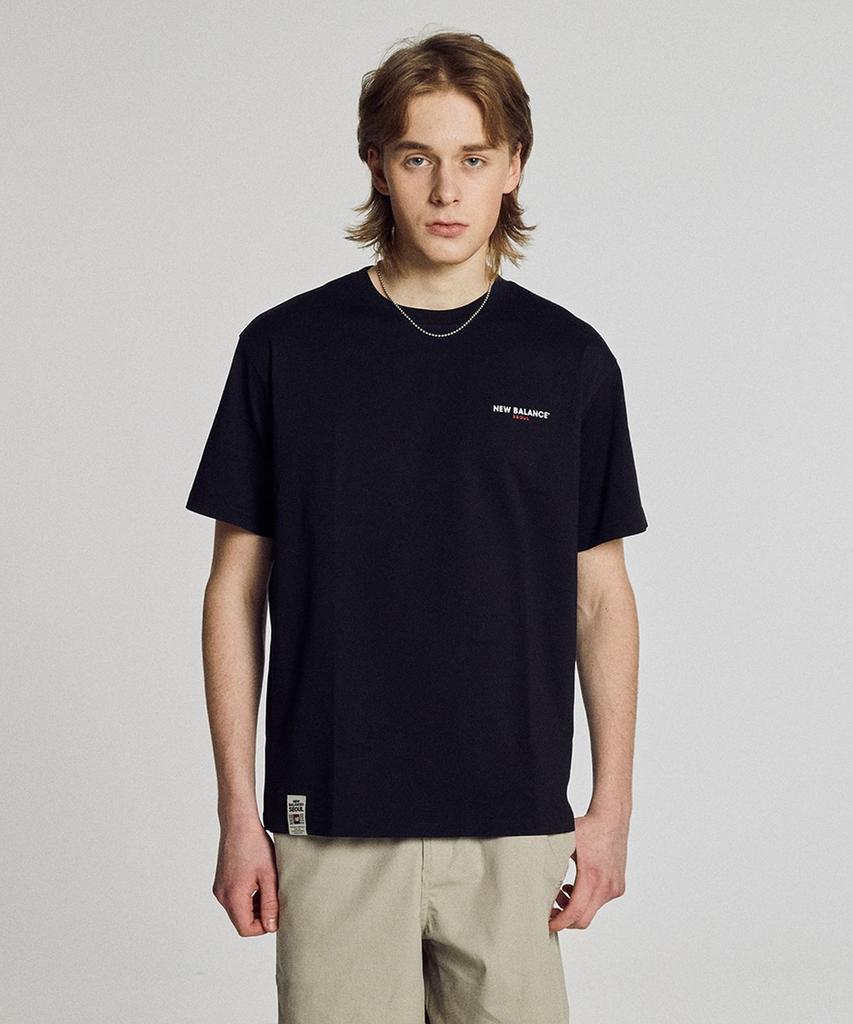 New Balance Geongongamri Exklusives Kurzarm-T-Shirt (SCHWARZ)