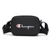 New Champion Polyvinyl Chloride Crossbody Bag Medium Size Unisex Black U3AACPU10