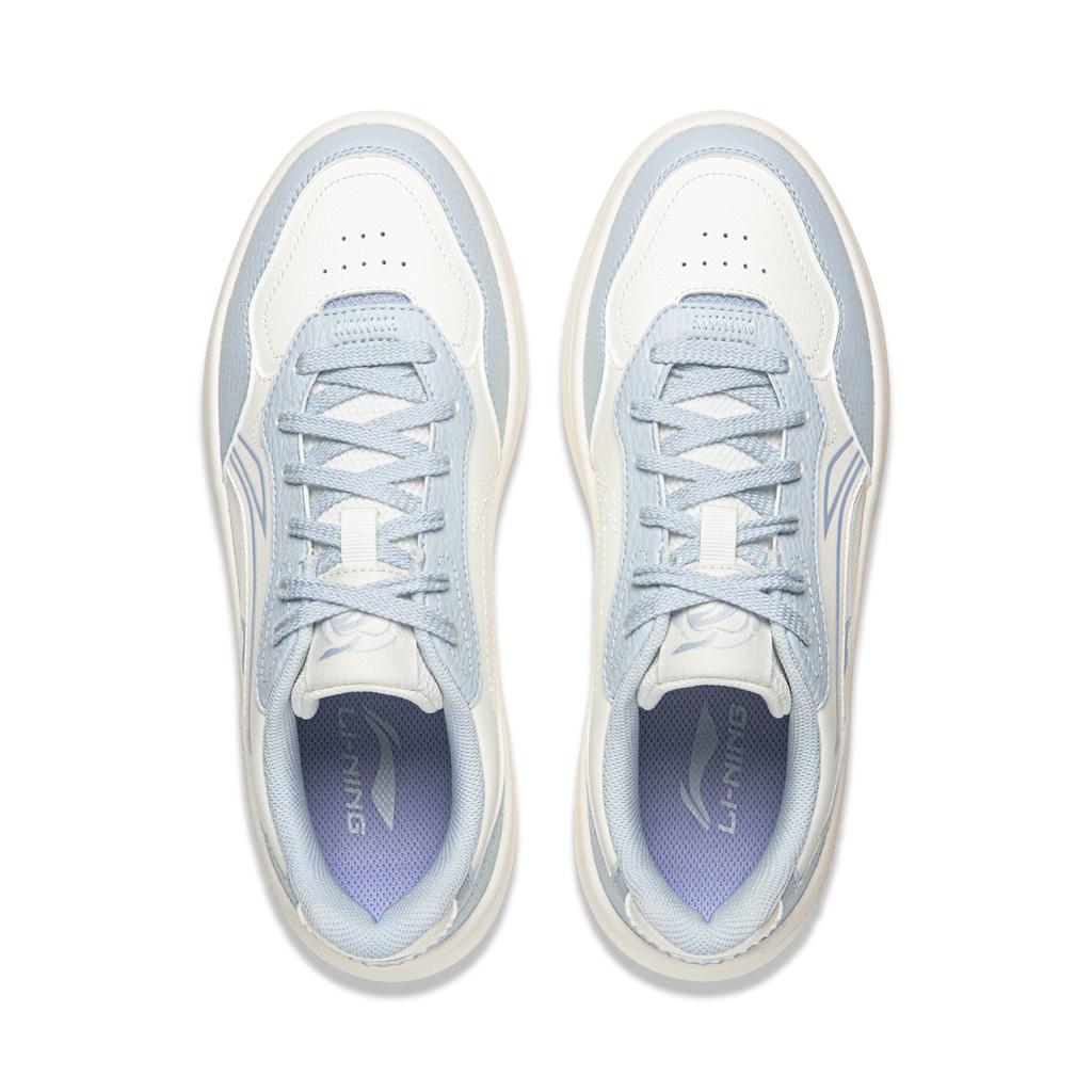 Li Ning Wheat Age Slip Resistant, Abrasion Resistant, Breathable, Height Increasing Low Top Skateboard Shoes Women's AGCW086-5