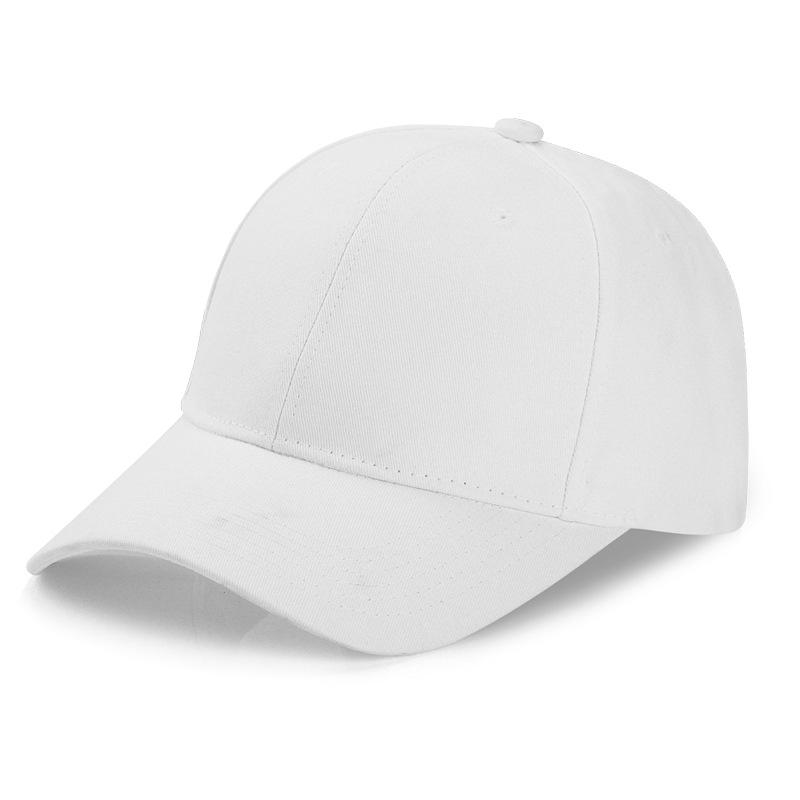 High-end Pure Cotton Baseball Cap Korean Version Men's and Women's Embroidered Hat Baseball Cap with Brim