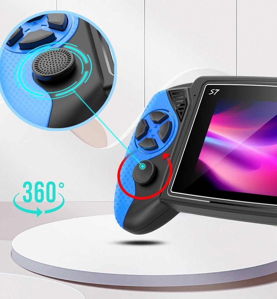 S7 Retro Handheld Game Console 3.5 inch LCD Screen 620 Games Rechargeable