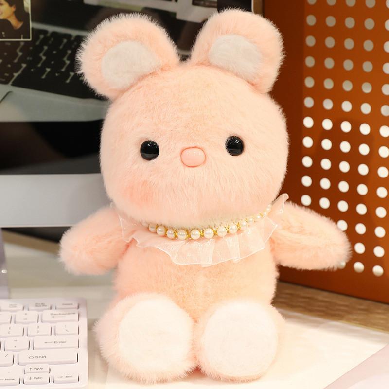 Plush Running Bear Toys Ultra Soft Short Hair Children Room Decor Gifting Doll