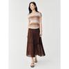 JUZUI Women's Romantic Gradient Stripe Knit Cardigan