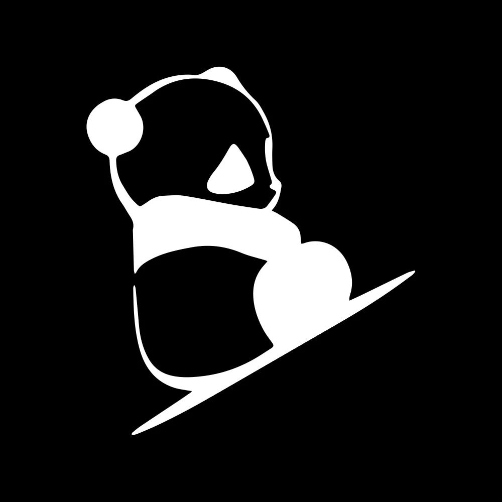Funny Cute Panda Sticker Car Body Side Decor Decal Motorcycle Vinyl Waterproof Decoration Cover Auto DIY Para Tuning Accessories
