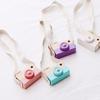 Wooden Camera Cameras Toy Children's Travel Home Decor for Children Kids Christmas Gift