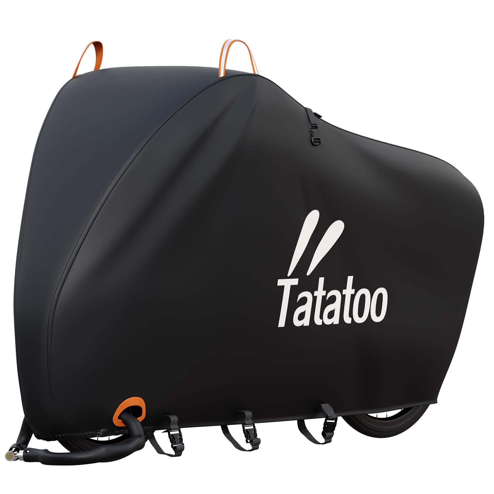 

Tatatoo Bicycle Cover [2023 latest model with 4 buckles, all weather type] Thick, tear-resistant, waterproof, protects from rain and wind, UV