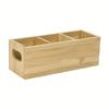 Cutlery Holder, Kitchen Utensil Caddy with 3 Compartments, Countertop Cutlery Storage Organizer, Flatware Organizer for Parties