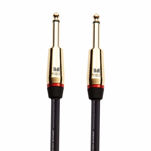 MONSTER CABLE ROCK2-12 600540, 12ft Guitar Cable with Direct To Direct Plugs, M