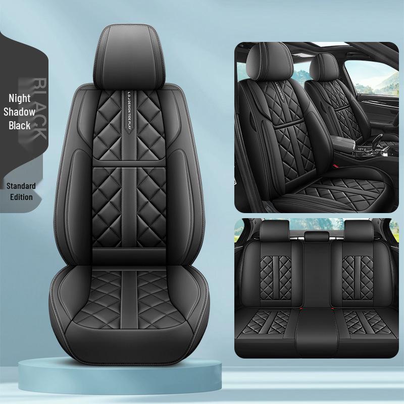 Faux Leather Car Seat Covers for Bluebird Sylphy Classic, Qashqai, Tiida Sun